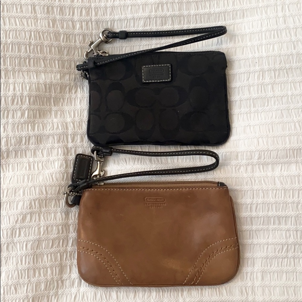 Two Small Coach Wristlets